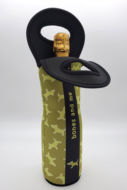 Neoprene Champagne Bottle Holder – Bones and Me LLC