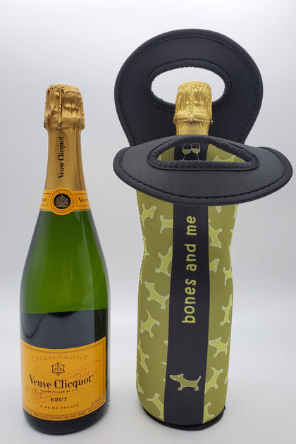 Neoprene Champagne Bottle Holder – Bones and Me LLC