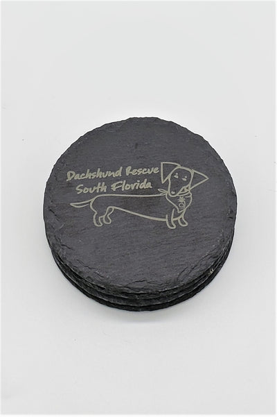 Set of 4 DRSF Engraved Coasters