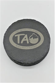 Set of 4 TAO Engraved Coasters