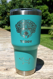 Mandala Cup 30oz (40+ breeds available) 6 colors