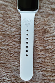 Heart with Monogram and Name - Watch Band