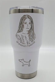 Photo Cup (Your Photo Engraved) Multiple sizes / colors