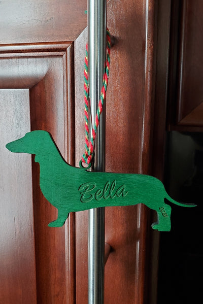 Custom Dog Ornament - (5 colors)