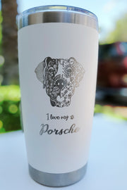 MANDALA CUP 20oz (40 BREEDS AVAILABLE) 7 COLORS